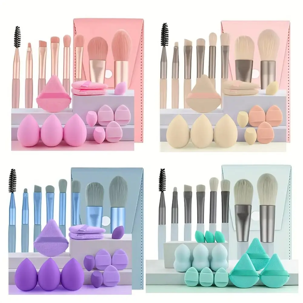 Tragbare Mini-Make-up-Pinsel, 8–20 Stück, weiches Make-up-Pinsel-Set, Kosmetik, Foundation, Rouge, Puder, Lidschatten, Blending, Beauty-Tool