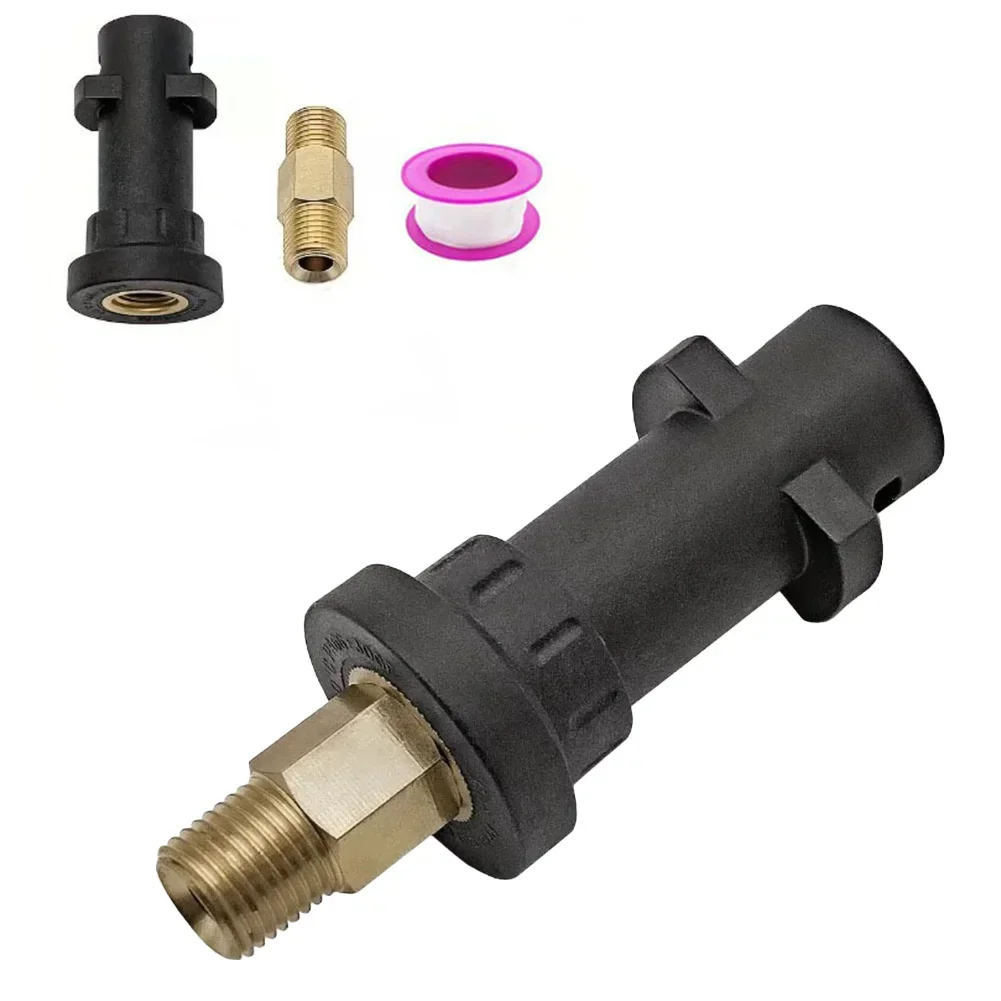 

High Pressure Car Wash Sprayer Nozzle Foam Pot Converter Quick Plug 1/4 Connector Adapter Garden Irrigation Equipment Accessory