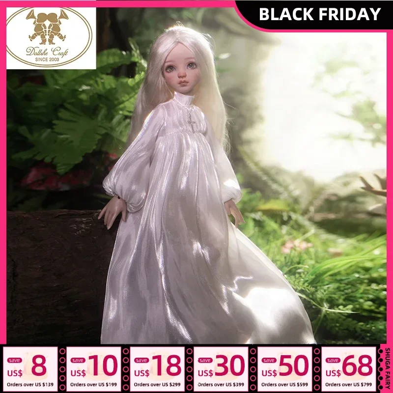 DOLLSHE CRAFT SINCE 2003 Ophelia 1/5 Bjd Doll Flowing Light and Color A-line Skirt  Lazy Style Resin Movable Joint Doll