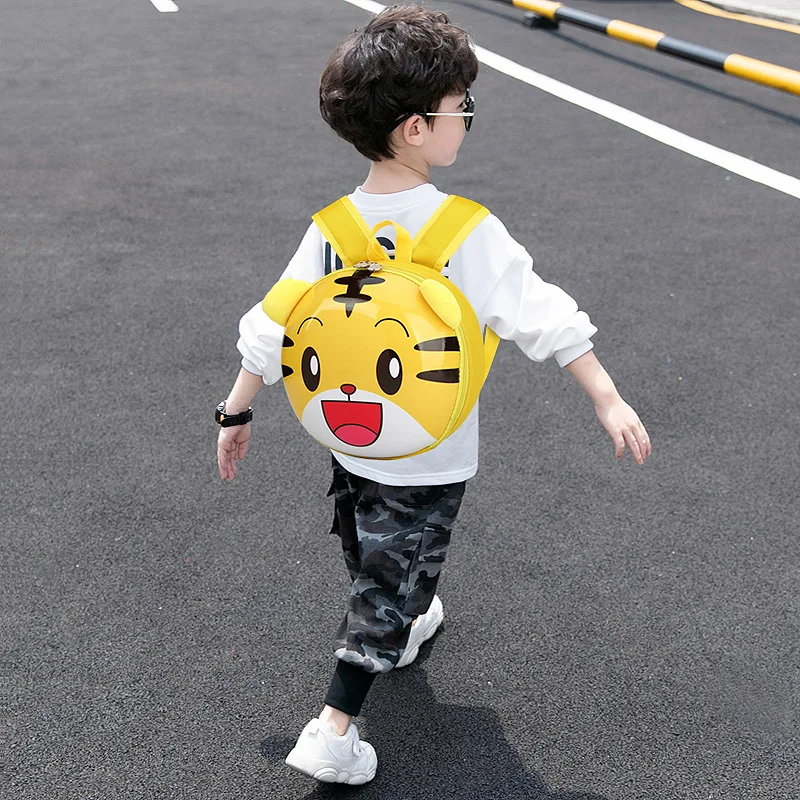 School Bags Cartoon Hard Shell Bag Kindergarten Boys And Girls Shoulder Back Small Schoolbag Children Eggshell Bag Backpack