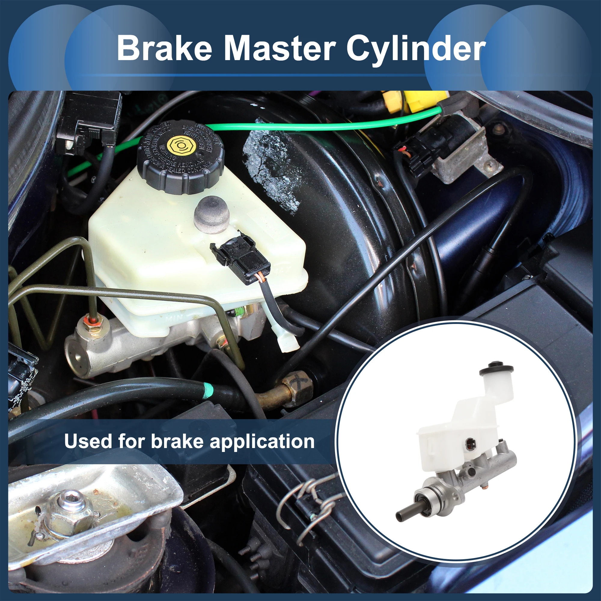 UXCELL Brake Master Cylinder with Reservoir No.4720113110 for Toyota Corolla E12 02-07