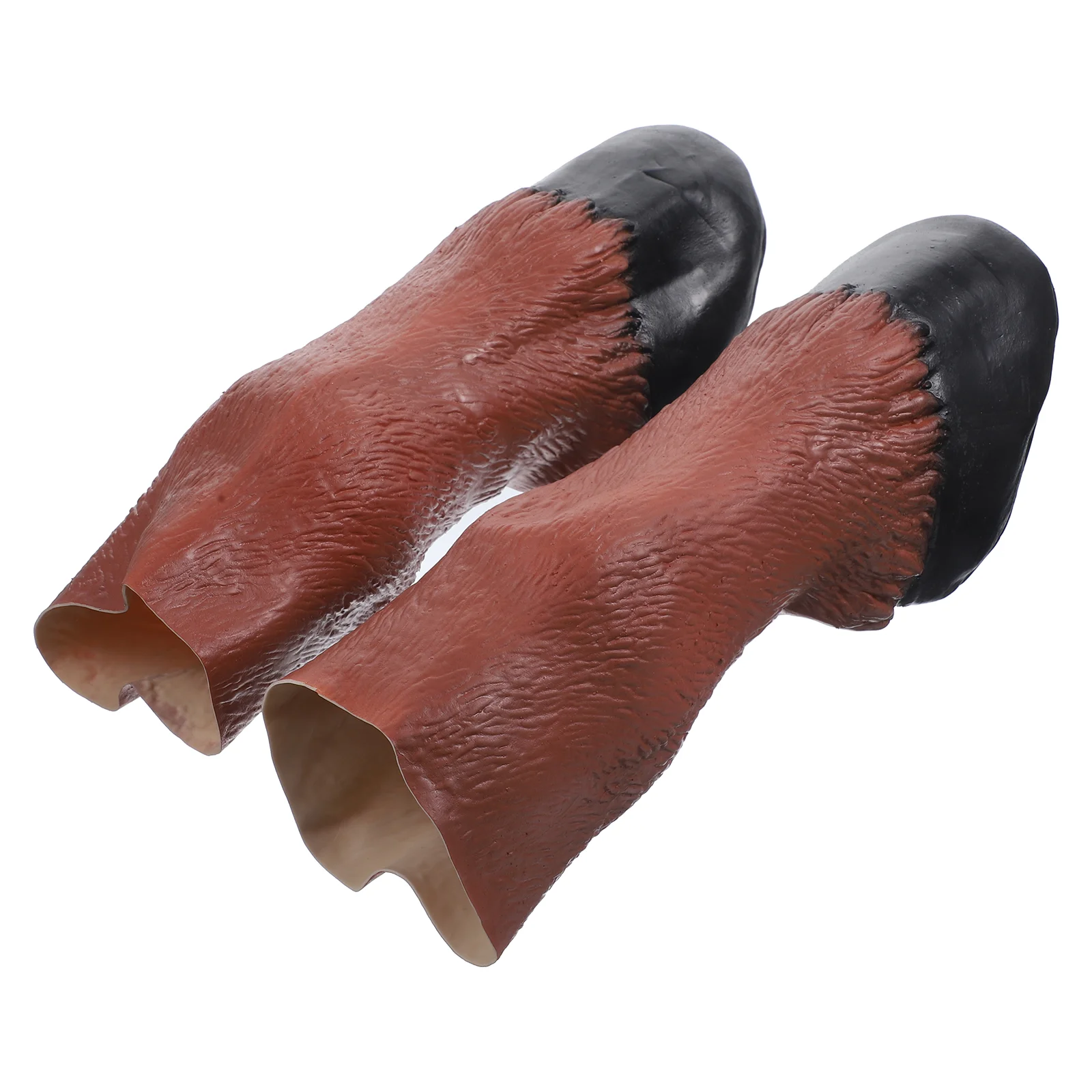 Sheepskin Dog Horse Masquerade Props Halloween Costume Mask Hooves Gloves Horseshoe