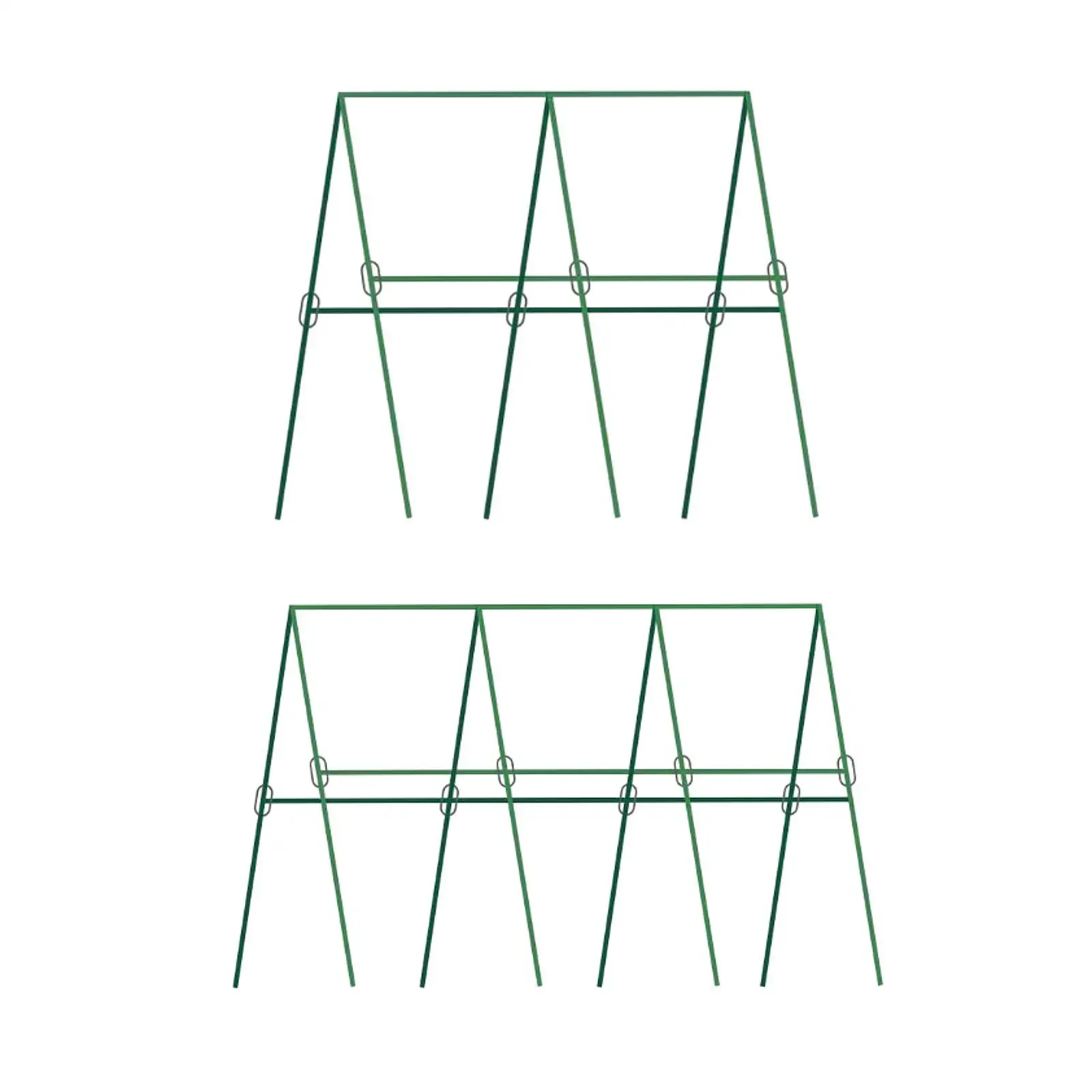 Cucumber Trellis A Frame Steel Tripod Detachable Outdoor for Raised Bed Garden Trellis for Flowers Tomato Grape