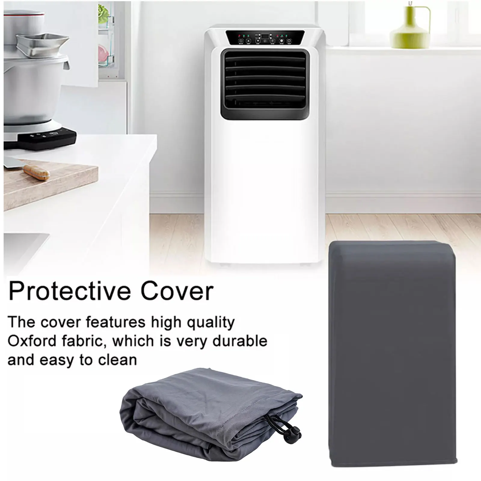 Portable Air Conditioner 40x46x75cm Gray Oxford Cloth Dust Protection Bag For Outdoor Mobile AC Unit Home Cooling Accessories