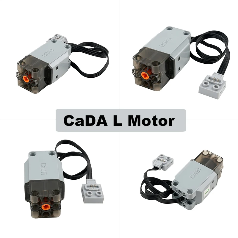 Kit de motor MOC Power Functions L para proyectos de bricolaje de bloques de construcción compatibles con técnicas