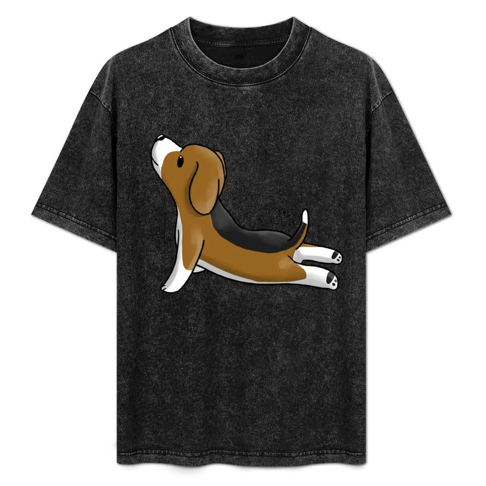 

Beagle Yoga Pose T-Shirt Casual Trendy Streetwear Tee Shirt