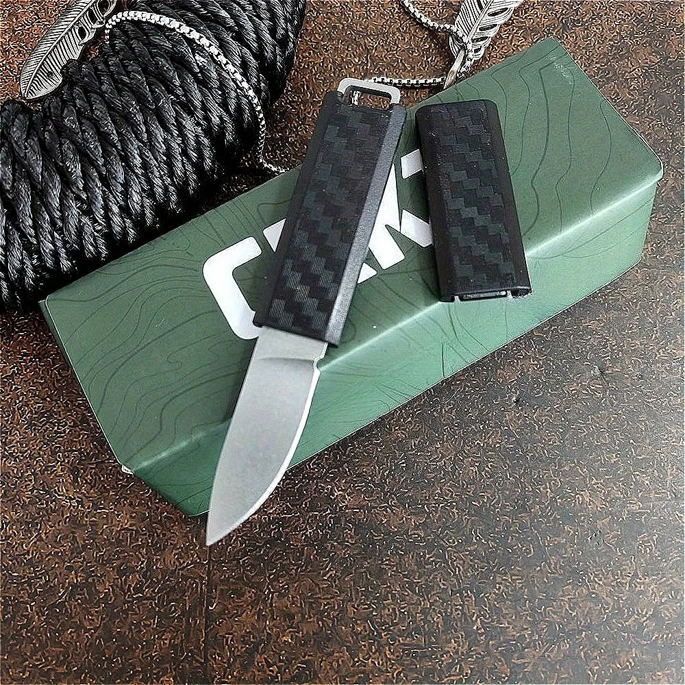 

Durable 8Cr13 Steel Fixed Blade, Nylon Fiber Handle, Outdoor Portable Camping Hiking Emergency Knife with Sheath, Men's Gift