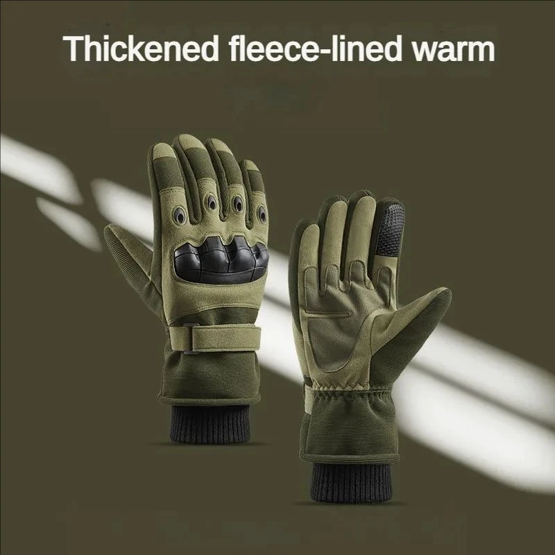 Guantes tácticos de invierno para moto, esquí y senderismo - imagen 4