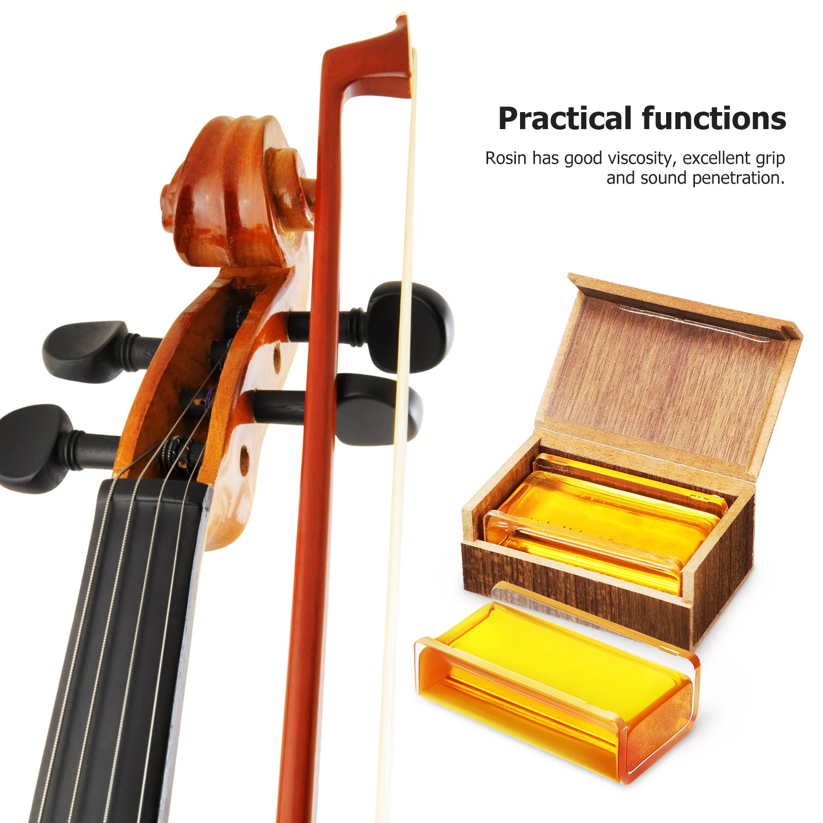 2 قطعة الصنوبري اللزوجة العالية ليست الآلات الموسيقية الهشة حساسية نطق ممتع الكمان فيولا التشيلو الانحناء اكسسوارات #2