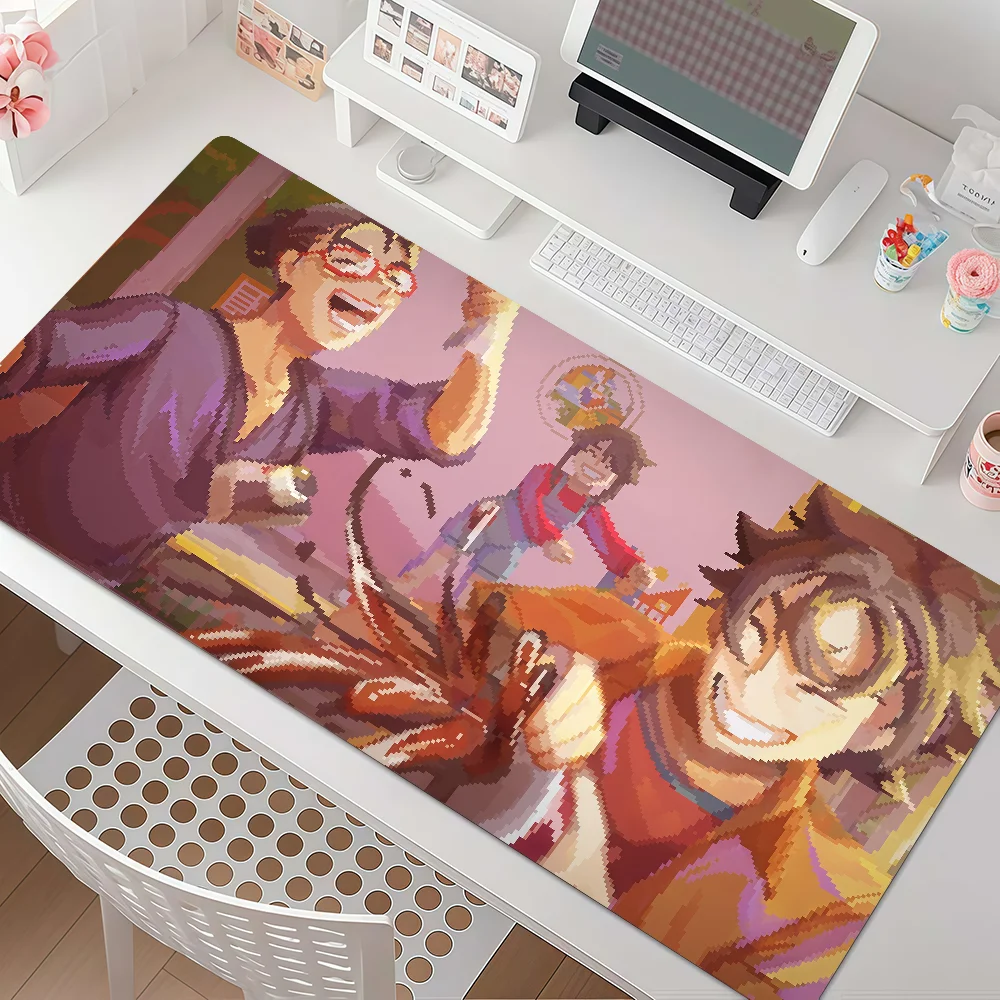 Game U-Until T-Then Mouse Pad Anti Slip Rubber Edge Locked Thickened Laptop Gaming Desk Mat