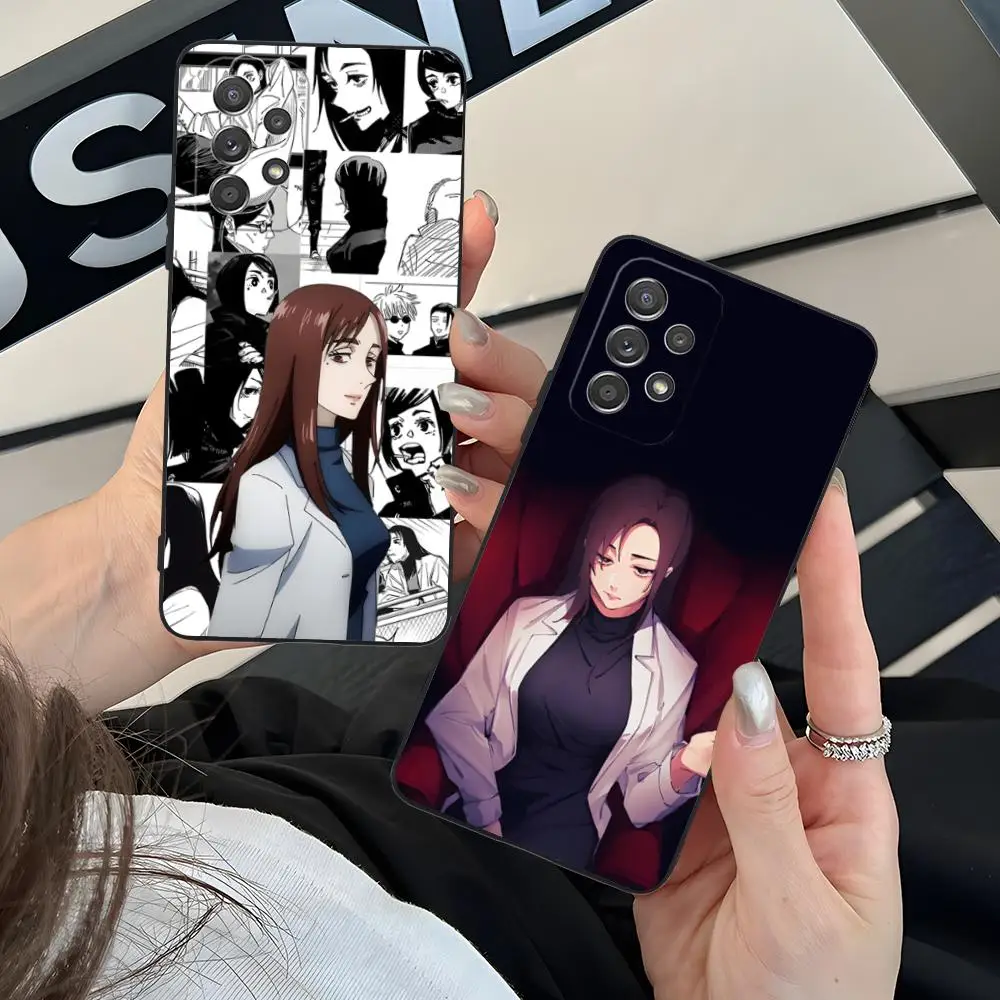 

Чехол для телефона Jujutsu Kaisen Shoko Leiri для Samsung Galaxy M55 54 42 35 34 33 32 23 22 15 14 13 12 F55 5G с цветной печатью класса люкс