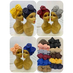 Accessories Lady Comfortable Worship Hat Twisted Turban Hats Women Cap Beaded For India Hat Scarfs Head Wrap Headband Girl Hair