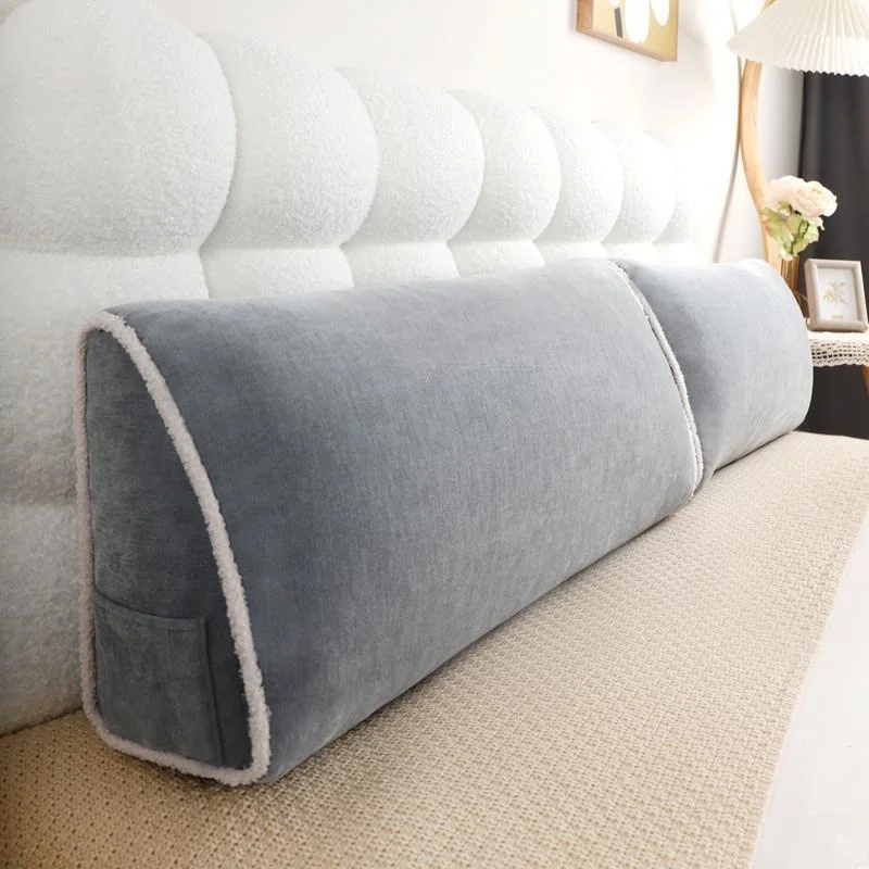 

New Luxury Style Sofa Backrest Pillow Tatami Bed Soft Pack Removable And Washable Bedroom Bay Window Pillow Home Decor