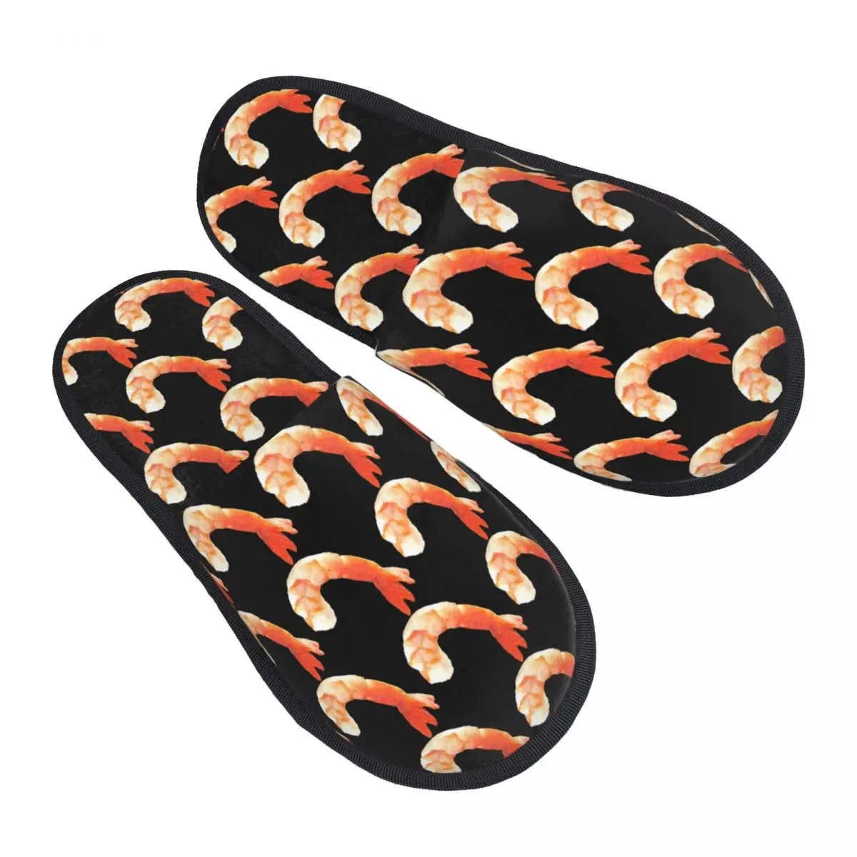 Winter Furry Slippers Shrim Is Calling Meme Shrimp  Fih Accessories Household Fur Slides Slippers Indoor Soft Non-slip Slides