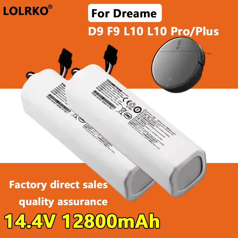 14.4V Replacement Battery P2008-4S2P-MMBK P2150-4S2P-XWDLS For Xiaomi Mijia Vacuum Cleaner 1T Dreame S10 D9 F9 L10Pro L10Plus