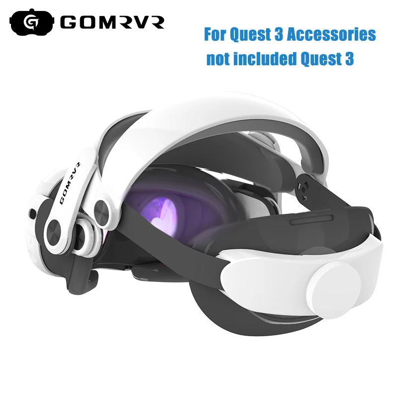 Ремешок для головы GOMRVR для Meta Quest 3 Elite, сменный ремешок для головы, улучшенная поддержка, улучшенный комфорт, Виртуальные аксессуары для VR