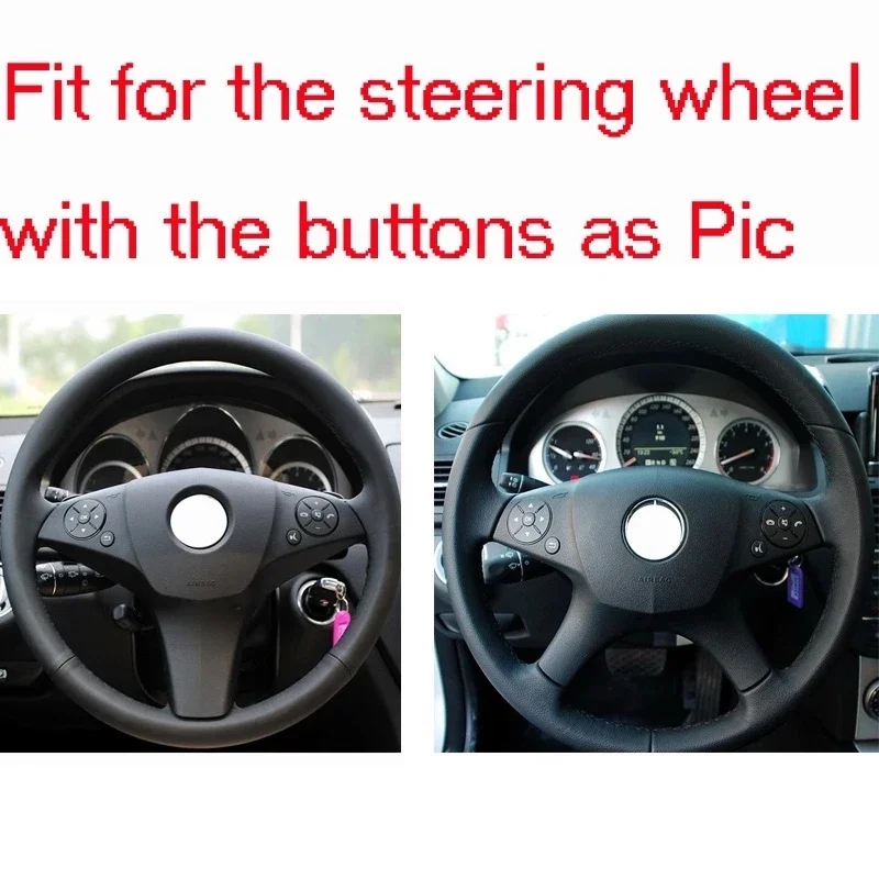 Chrome Car Steering Wheel Button Switch Trim Cover Sticker Fit For Mercedes Benz C E S Class W204 W212 W221 GLK X204 C200 C250