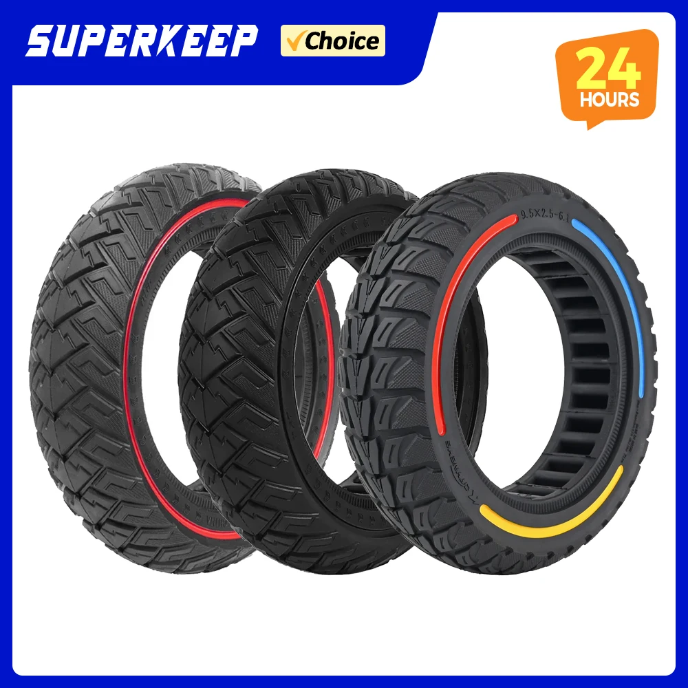 

9.5x2.5 Solid Tire 9.5Inch for Niu KQi1 KQi3 Explosion-proof Off-road Shock-absorbing for KQi3 Tyre Electric Scooter Parts