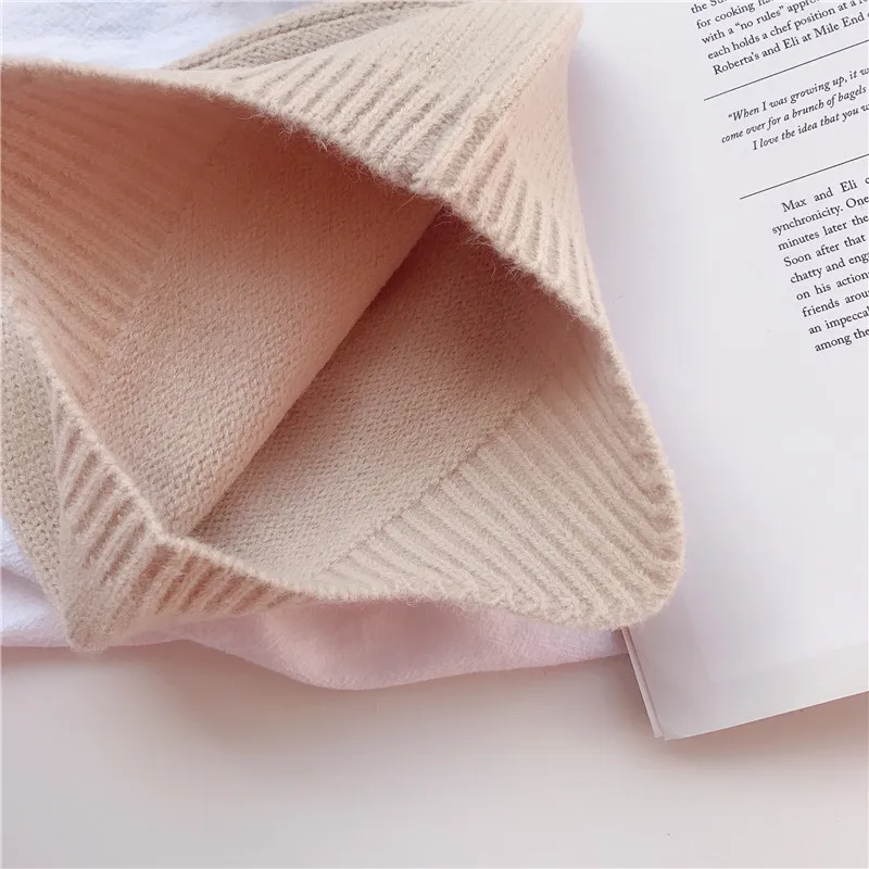 Korea 2024 Autumn Baby Knit Hat Solid Color Kids Beanie Cap Kids Ear Protection Hat Children\'s Woolen Hat For Girls Boys