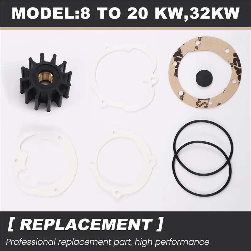 

Комплект крыльчатки превосходного водяного насоса 25-12060 для северного освещения, детали двигателя 8-20 кВт, 32 кВт