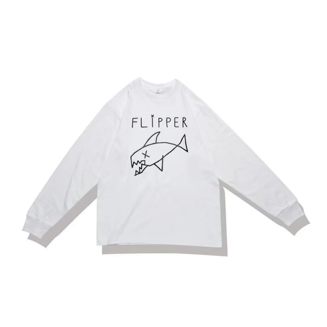 كورت كوبين نيرفانا روك باند القطن الخالص بأكمام طويلة تي شيرت هوديي الخريف بلوزات Y2K الرجال والنساء بلوزات