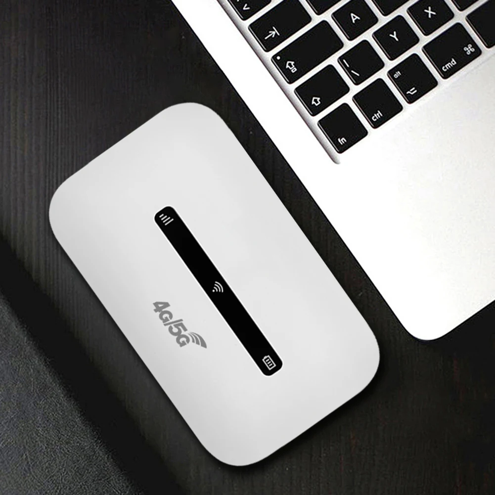 Hotspot WiFi Portabel 4G LTE 3000MAh 150Mbps Router Internet Nirkabel dengan Slot Kartu SIM Router Modem untuk Rumah Kantor Perjalanan Mobil