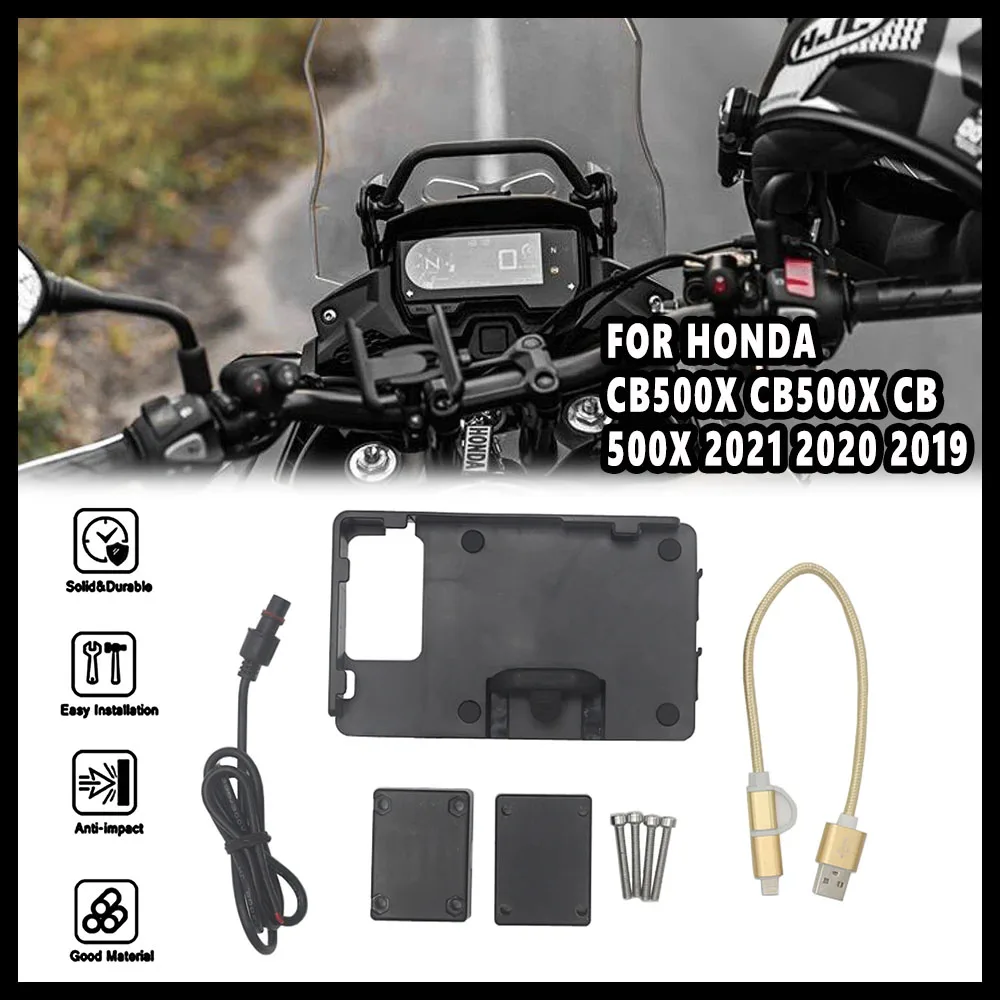 NEW Motorcycle GPS/SMART PHONE Navigation GPS Plate Bracket Adapt Holder For Honda CB500X CB500 X CB 500X 2021 2020 2019