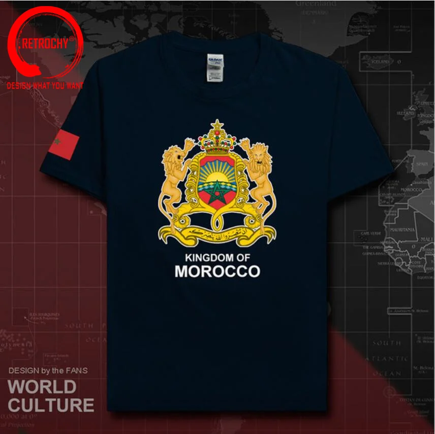 The Western Kingdom of Morocco Moroccan men t shirt fashion 2018 nation team t-shirt sporting clothing tees country MAR new 2022