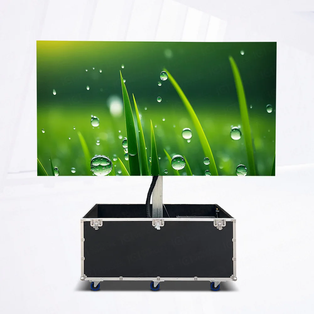 New Model JCT PFC-4M Flight Case Mobile Outdoor Advertising LED Foldable Screen 5000cd Brightness 1 Year Warranty