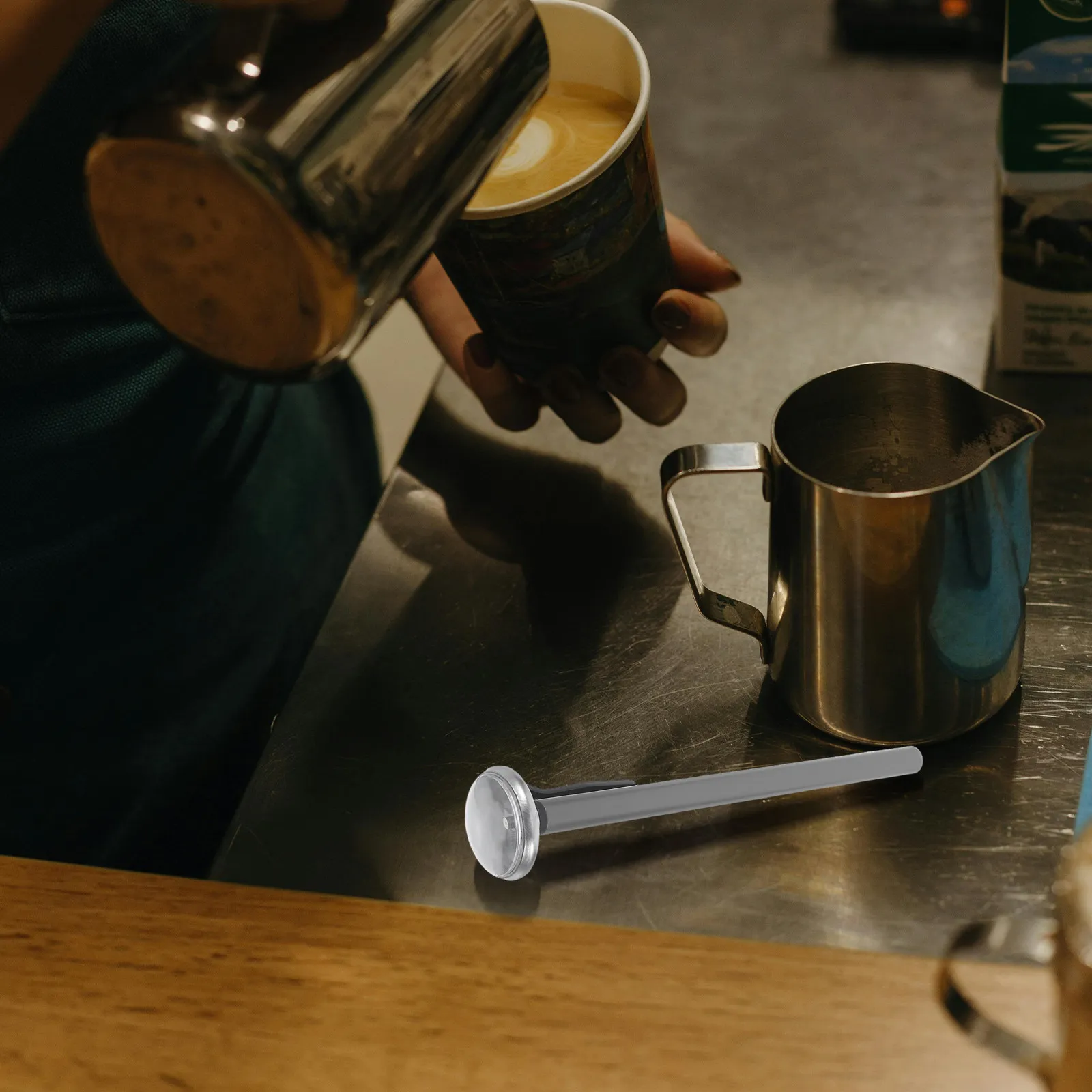 Stainless Steel Kitchen Food Thermometer Probe High Accuracy Milk Coffee Baking Cooking Thermometer Wide Temperature Range -