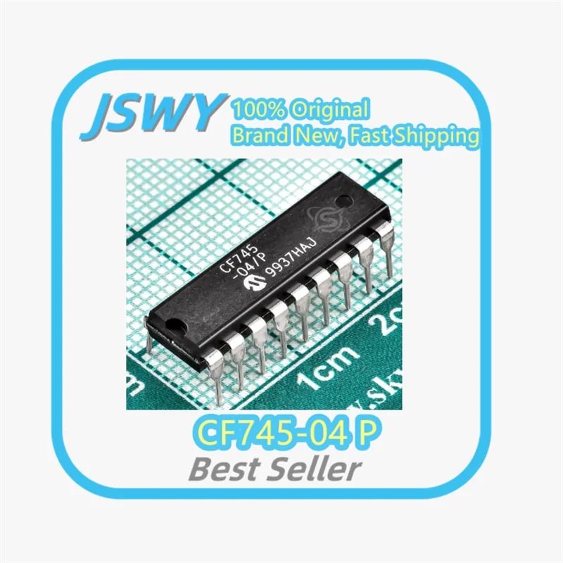 (3/30 قطعة) حزمة CF745-04/P CF745-04 DIP-18، شريحة تحكم دقيقة 8 بت من خلال الفتحة، أصلية وأصلية.