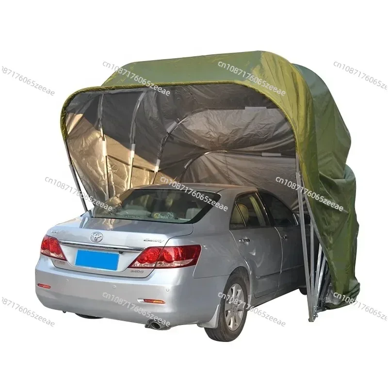 Custom Stainless Steel Retractable Outdoor Car Shelter Tent Portable Car Folding Garage Automatic Prefab Car Garage