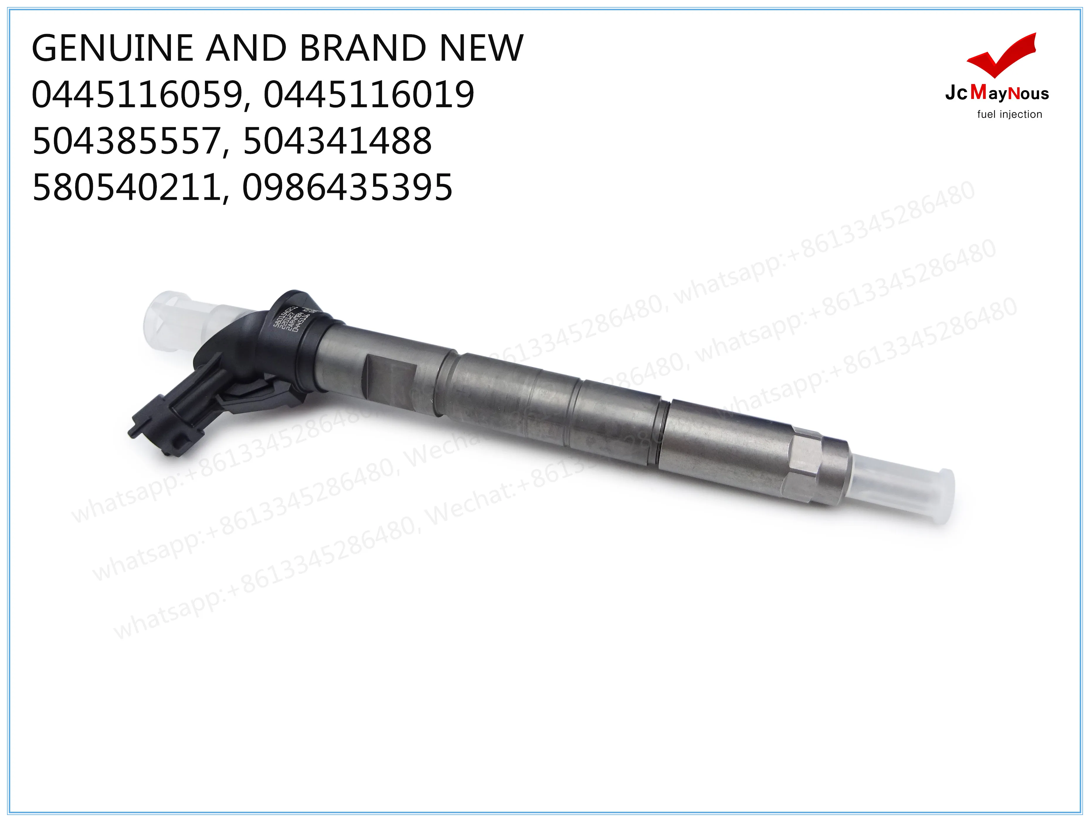 GENUINE AND BRAND NEW DIESEL FUEL INJECTOR 0445116059, 0445116019, 504385557, 504341488, 580540211, 0986435395