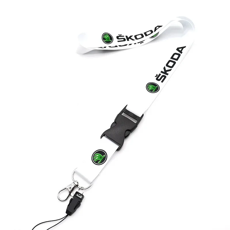 Neck Strap Lanyard - Key, Cell Phone, and Work ID Card Hanging Rope, Suitable for Skoda Models (Octavia Rapid Fabia Superb）