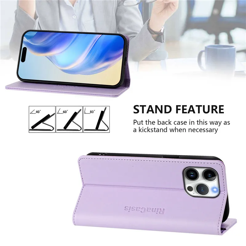 الفاخرة مكافحة سرقة المحفظة غطاء الوجه جراب هاتف ل Tecno Pova 6 Neo 5G 5 4 Pro Neo3 2 الحالات الجلدية المغناطيس بلون Coque 2025