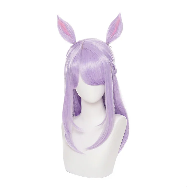 Mejiro Mcqueen Cosplay Uma Musume Pretty Derby Cosplay 60cm Pink Wig Cosplay Anime Wigs Heat Resistant Synthetic Wigs Halloween - Image 5