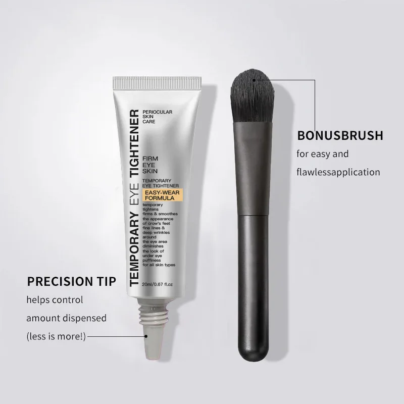 Crema per gli occhi a stringere istantanea Aiuta il sollevamento antirughe Leviga le linee sottili Riduce il gonfiore delle occhiaie Aumenta l'elasticità
