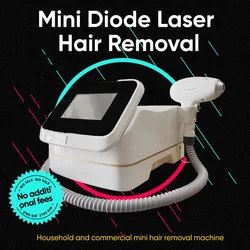 Mini 808 Nm Ice Platinum Epilator 808nm Diode Laser Hair Removal 4000w Machine Skin Rejuvenation 2026 External Water Tank