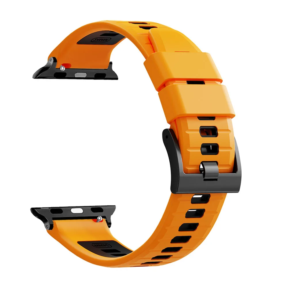 Sports Silicone Band for Apple Watch Series 11/10/9/SE/8/7/6/5 Ultra 3 2 1 49mm/46mm/45mm/44mm/42mm Strap Wristband Watchband