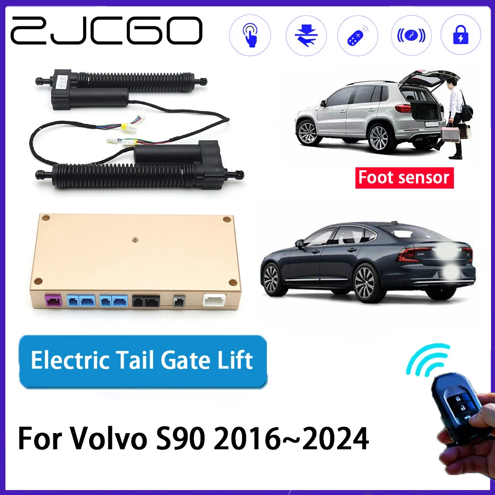 

ZJCGO Car Auto Trunk intelligent Electric Tail Gate Lift Automatic Tailgate Opener for Volvo S90 2016~2024