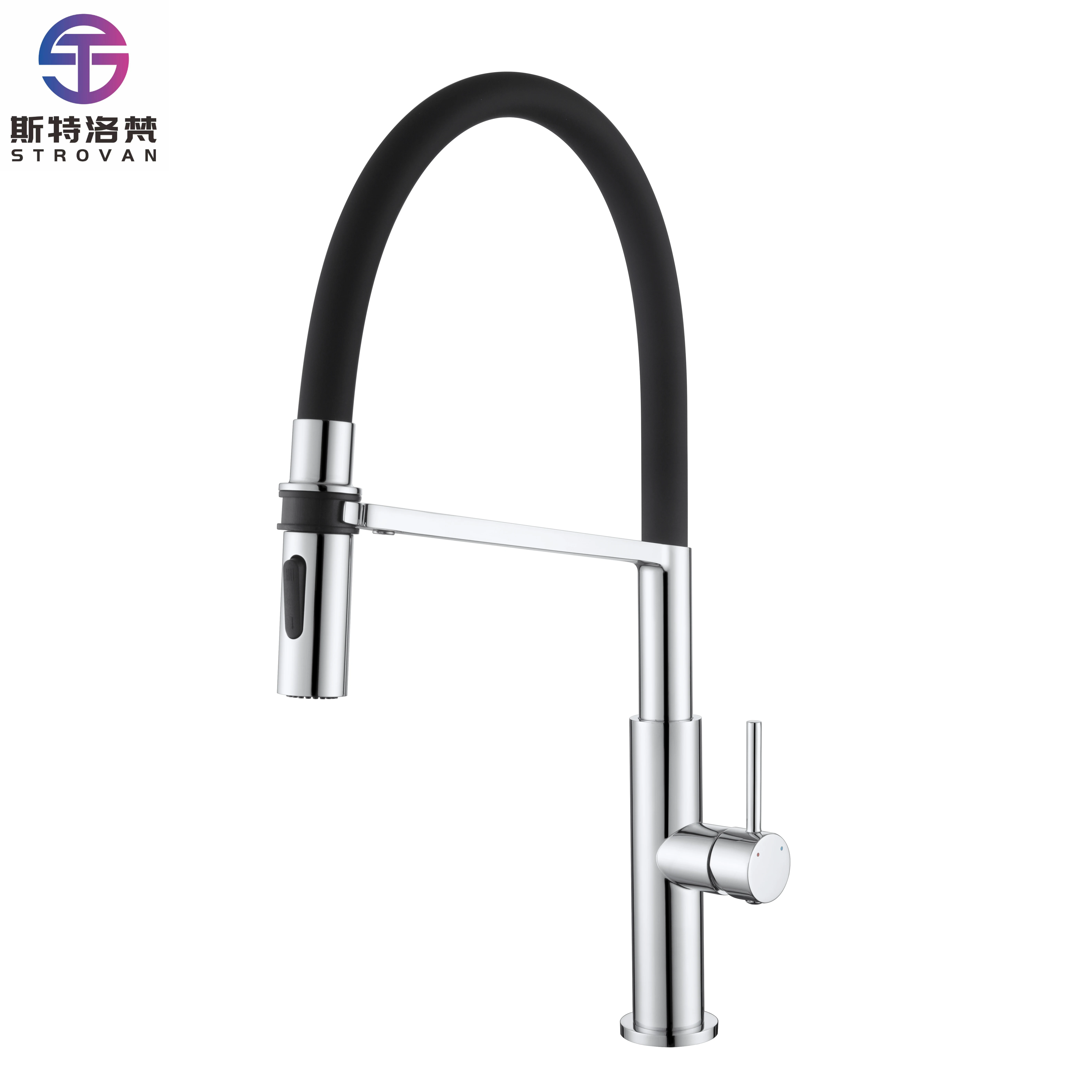 المطبخ الباردة صنبور الماء الساخن منخفضة الرصاص النحاس طريقة المياه خلاط المطبخ الحديث سوينغ بسلاسة قوية ومرنة #1