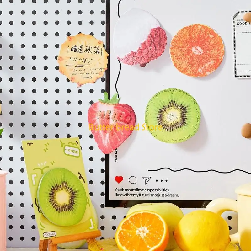 W89C 30 أوراق الملاحظة الملاحظة المذكرات سلسلة الفاكهة سلسلة الملاحظة اللوازم المدرسية