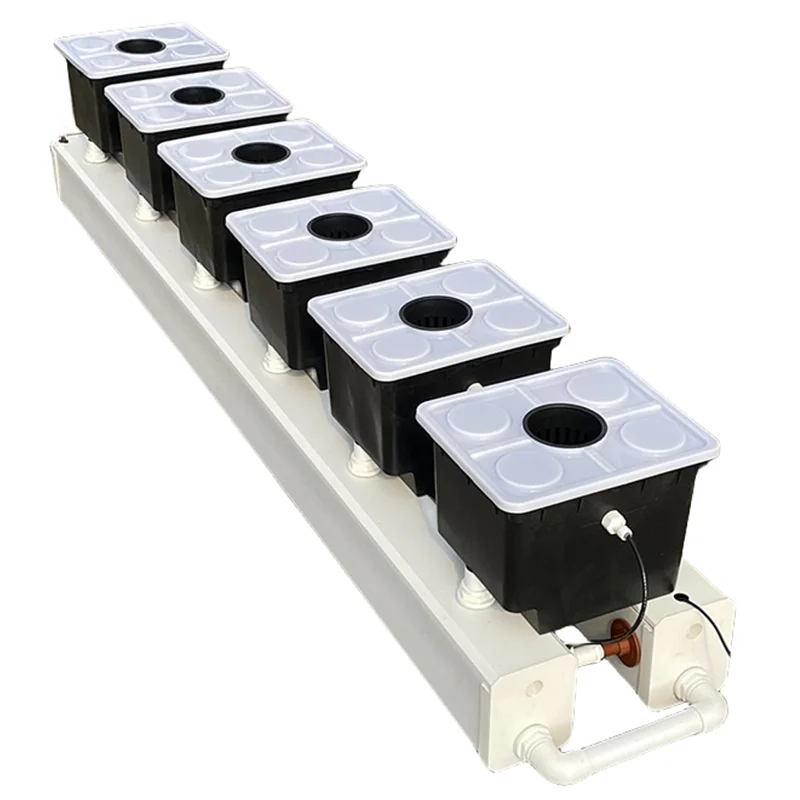 Dutch Bucket Hydroponic System, Soilless Cultivation Kit for Garden Greenhouse Farm