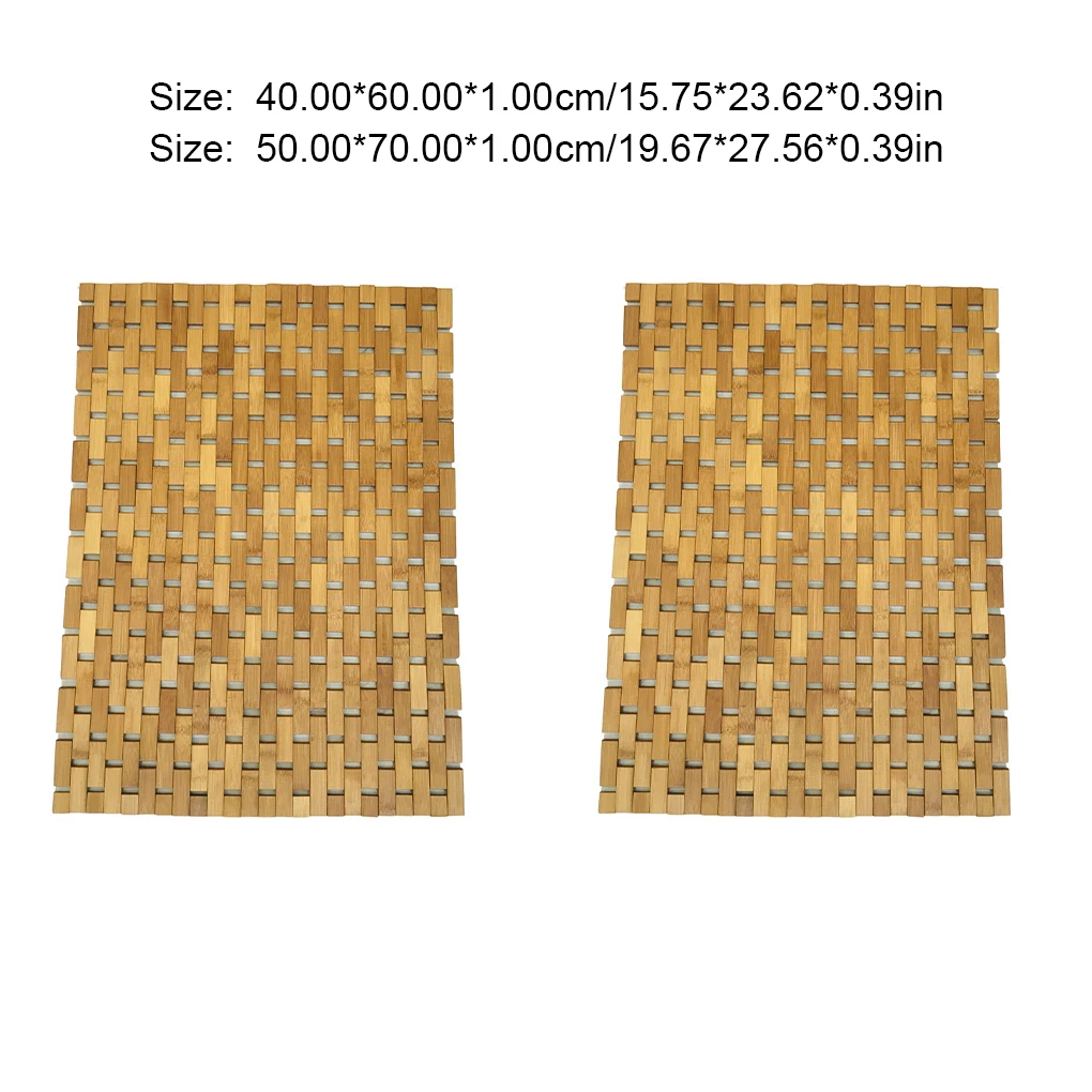 Bathroom Mat Weaving Indoor Kitchen Rug Anti-Skid Floor Mats Swimming Shower Household Living Room Bathtub Accessories