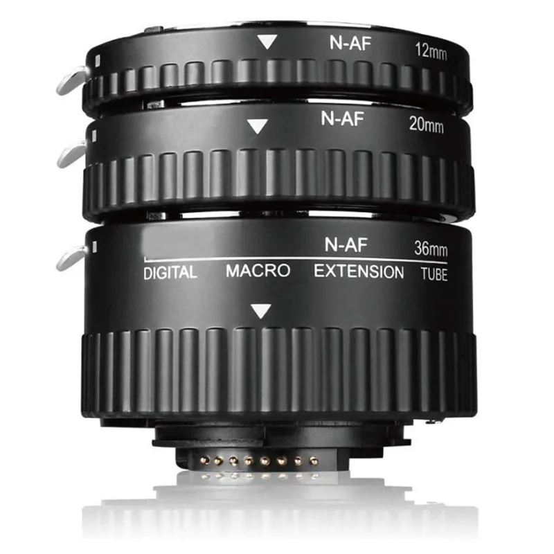 N-AF-A التركيز التلقائي ماكرو تمديد أنبوب الدائري لنيكون D90 D3000 D3100 D3200 D5000 D5100 D5200 D7000 D7100 كاميرا DSLR ST