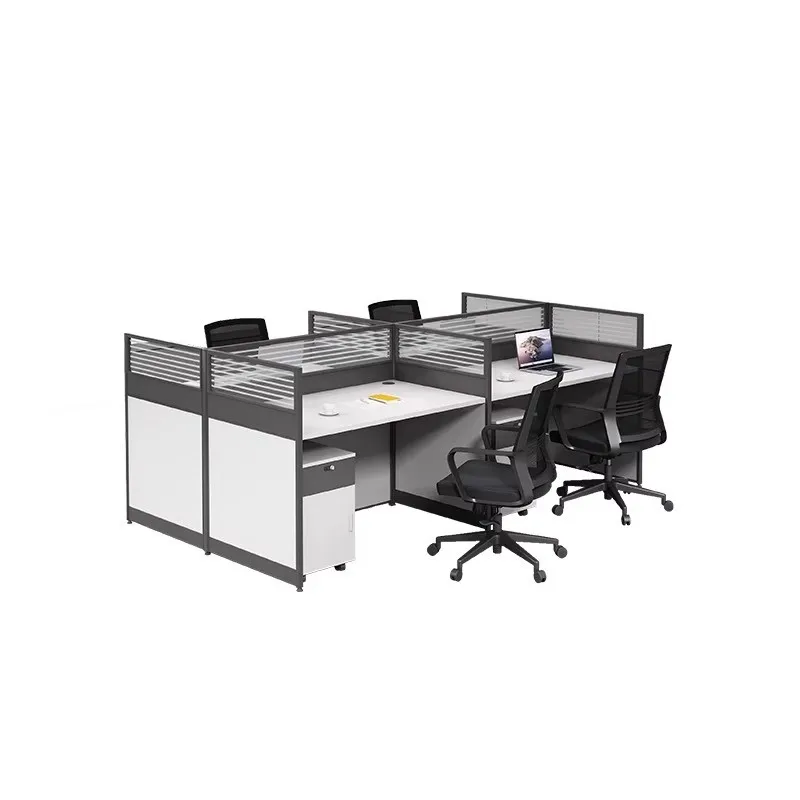 

Staff desk staff table and chair combination simple modern workstation booth furniture