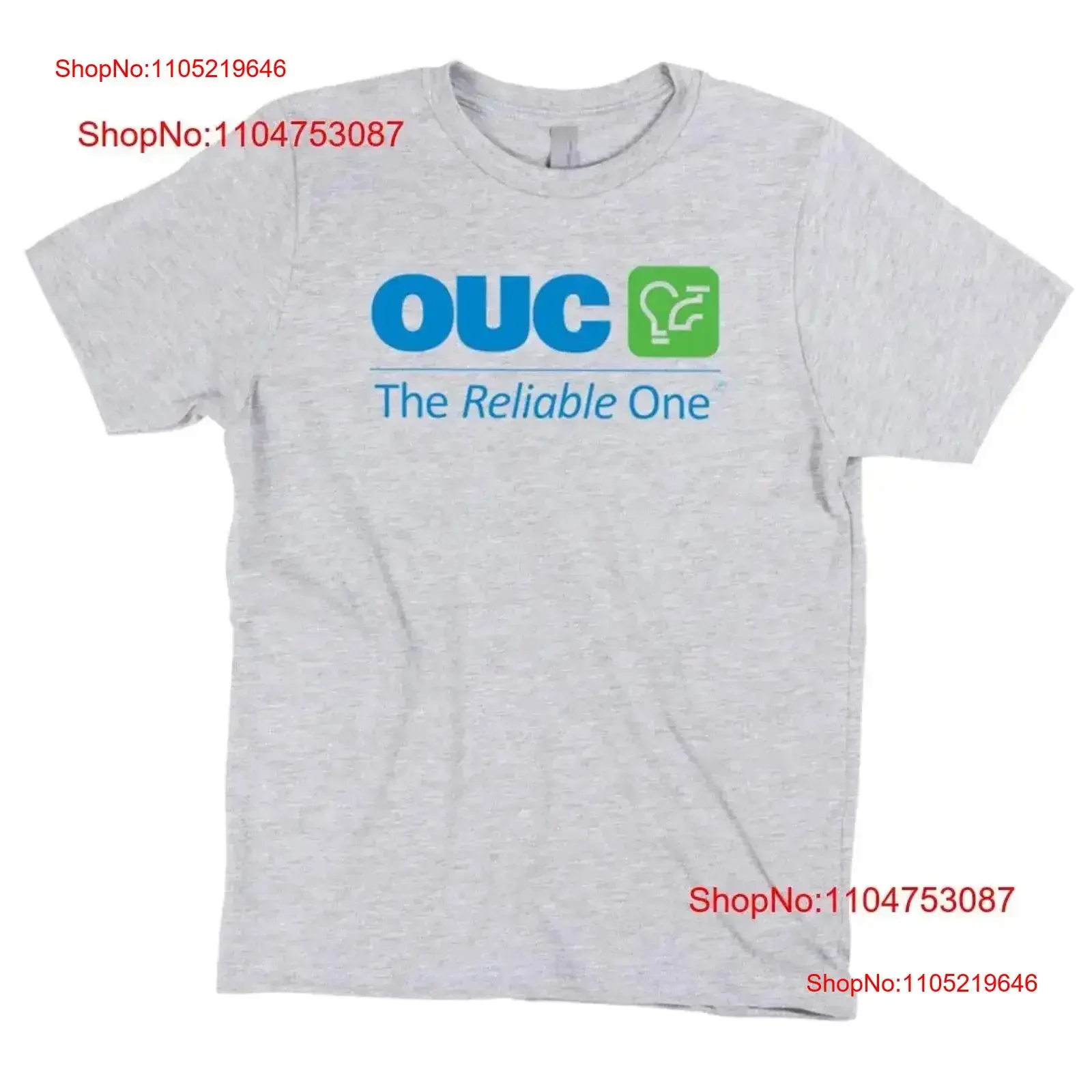 OUC Orlando Utilities Commission T shirt vintage Washed Breathable Casual homme graphic fashion Stretched Soft vintage Washed