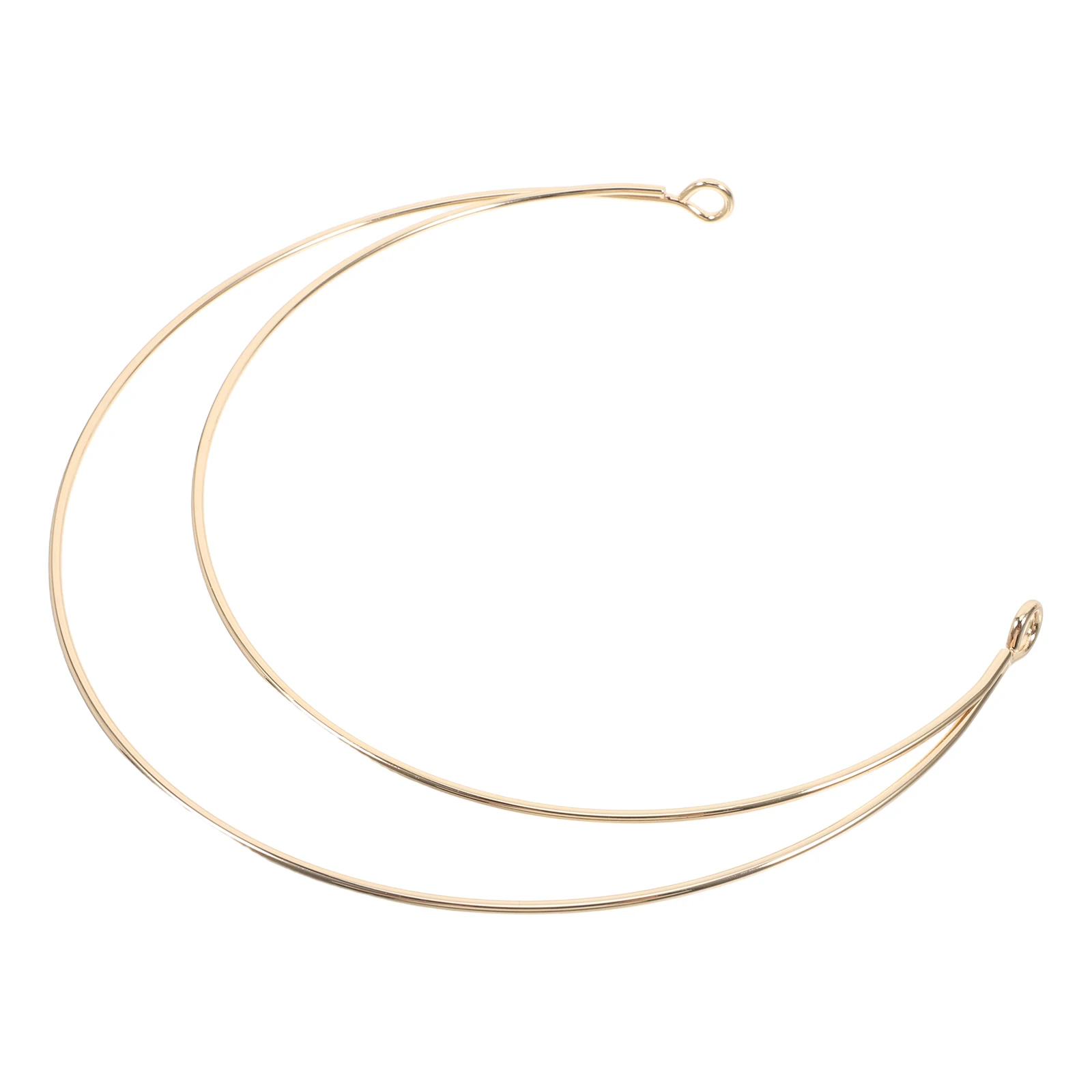 

Our Lady Gold Headpiece Double Layer Tiaras Women Goddess Accessories Photoshoot Props Wedding Party Cosplay Angel Crown