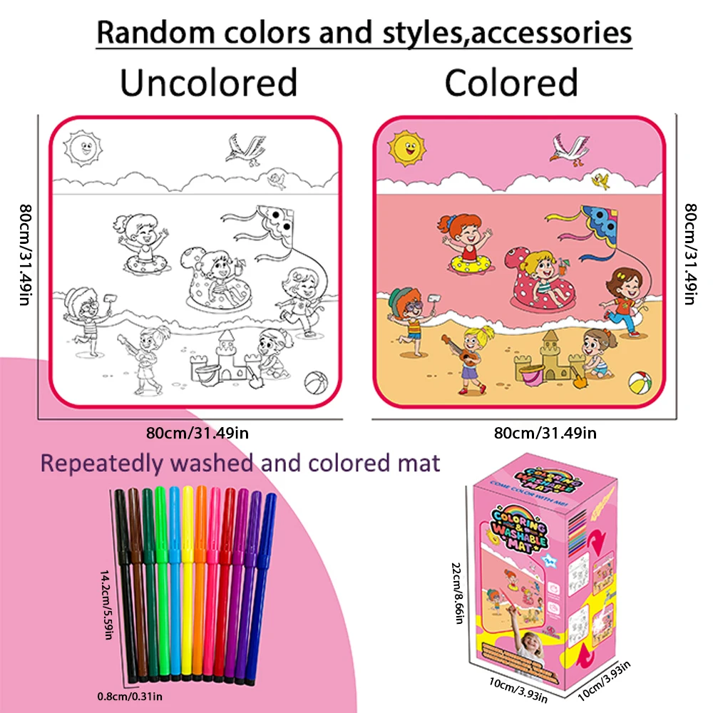 Tapete de Dibujo Lavable de Di - Kids Education Laptop reseña y precio