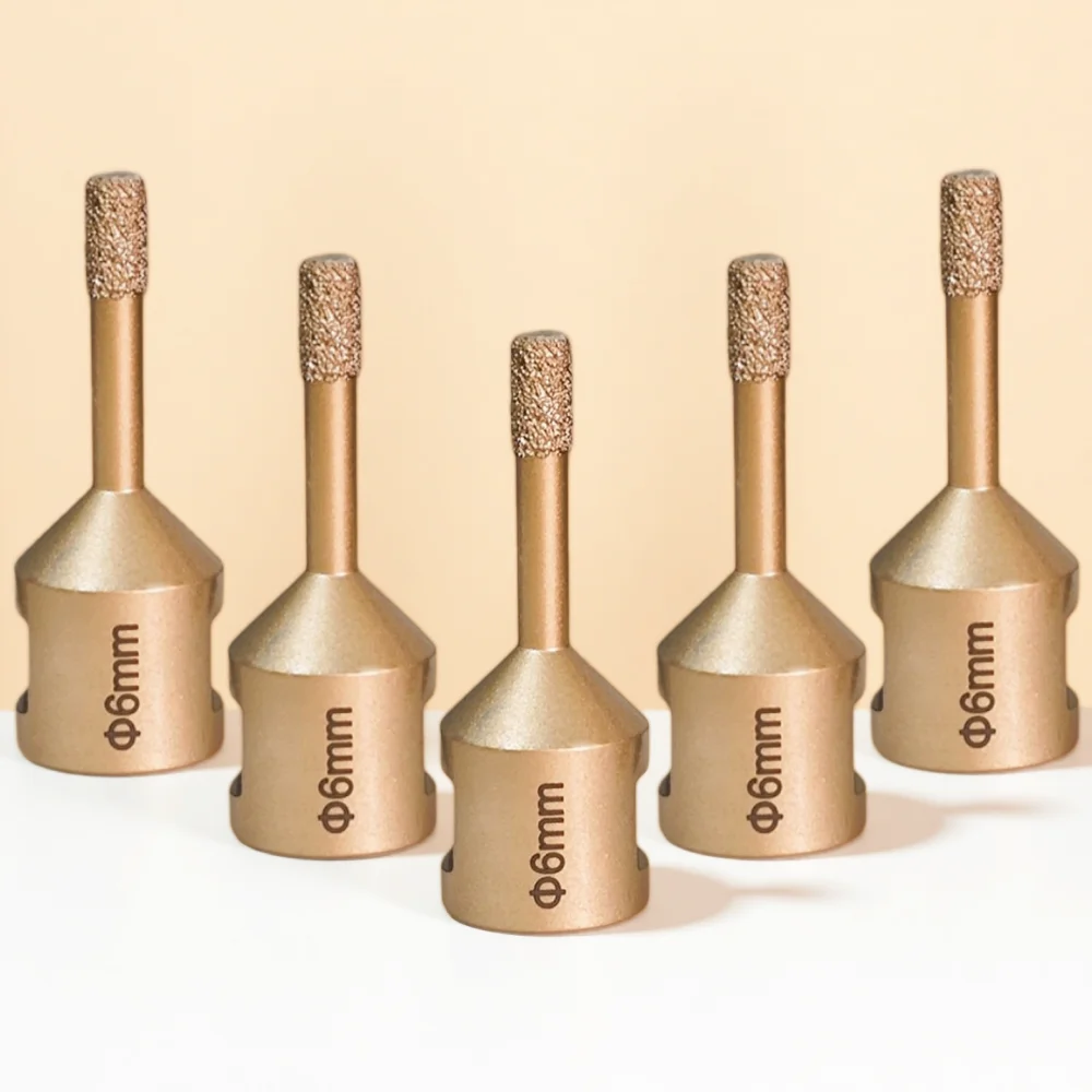 6/8/10/12mm Diamond Drilling Crowns Drill Bits Set Hole Saw Cutter Porcelain Tile Ceramic Marble Quartz Hole Opener M14 Thread